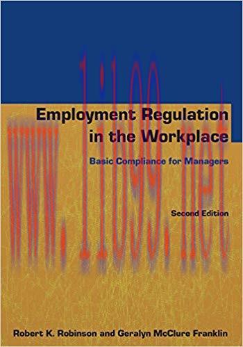 (PDF)Employment Regulation in the Workplace: Basic Compliance for Managers 2nd Edition