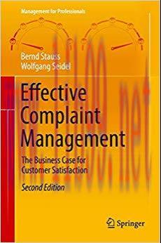 (PDF)Effective Complaint Management: The Business Case for Customer Satisfaction (Management fo...