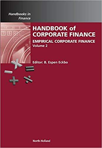(PDF)Handbook of Empirical Corporate Finance (ISSN 2) 1st Edition