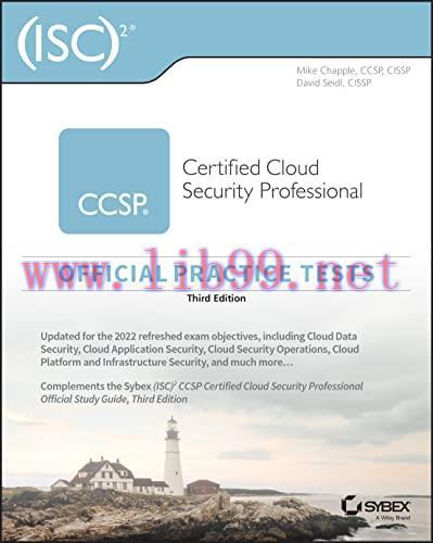 [FOX-Ebook](ISC)2 CCSP Certified Cloud Security Professional Official Practice Tests, 3rd Editi...