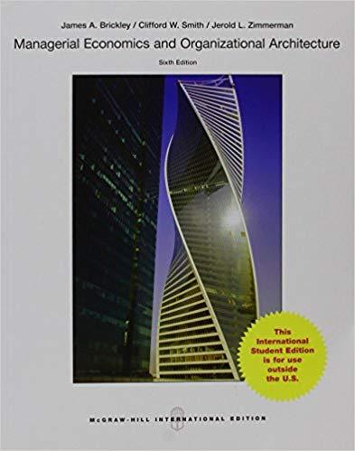 (SM)Managerial Economics and Organizational Architecture 6th Edition.docx