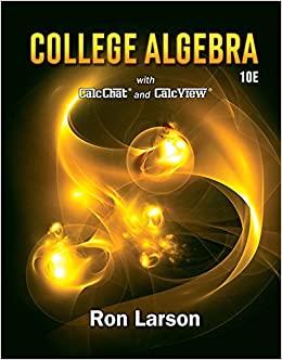 (PDF)College Algebra 10th Edition