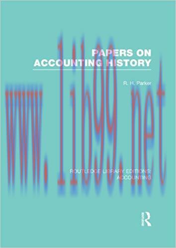 (PDF)Papers on Accounting History (RLE Accounting) (Routledge Library Editions: Accounting) 1st...