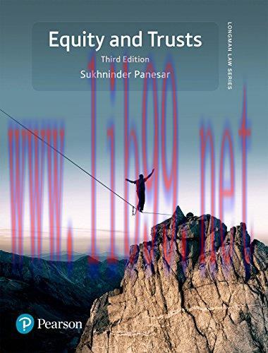[FOX-Ebook]Equity and Trusts, 3rd Edition