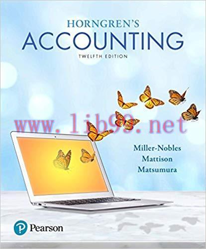 (PDF)Horngren&rsquo;s Accounting 12th Edition