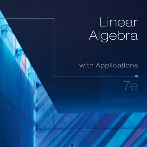 Linear Algebra with Applications 7th Edition by Nicholson