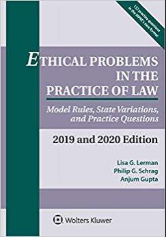(PDF)Ethical Problems in the Practice of Law Model Rules, State Variations, and Practice Questi...