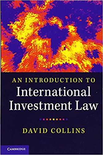 An Introduction to International Investment Law