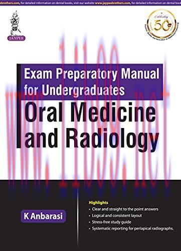 [AME]Exam Preparatory Manual for Undergraduates Oral Medicine and Radiology (Original PDF)