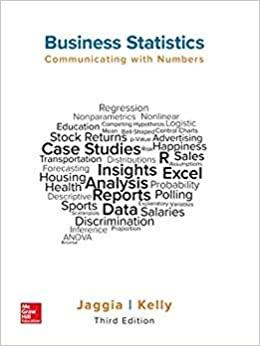 Business Statistics Communicating with Numbers 3rd Edition [Sanjiv Jaggia]