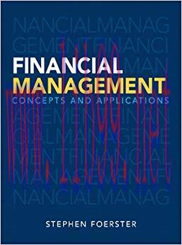 (PDF)Financial Management: Concepts and Applications 1st Edition
