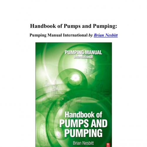 Handbook of Pumps and Pumping-Pumping Manual International