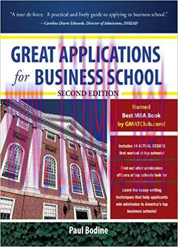 Great Applications for Business School, Second Edition (Great Application for Business School) ...