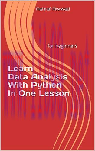 [FOX-Ebook]Learn Data Analysis With Python In One Lesson: for beginners