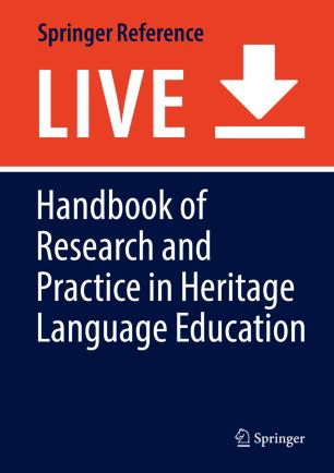 Handbook of Research and Practice in Heritage Language Education
