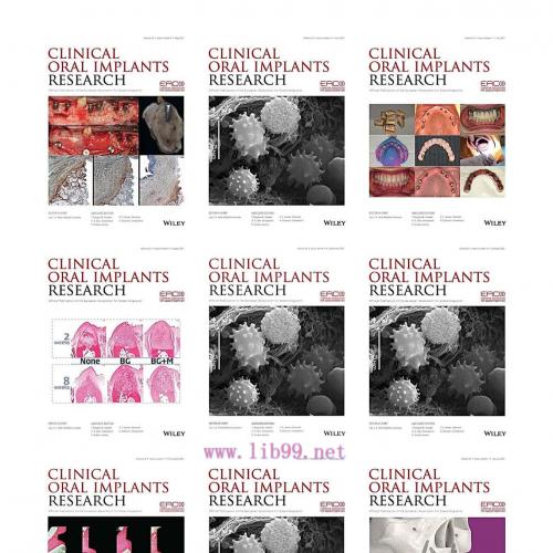 [AME]Clinical Oral Implants Research 2021 Full Archives (True PDF)