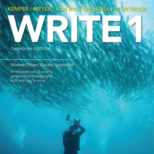 WRITE 1 Sentences and Paragraphs by Dave Kemper