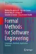 [PDF]Formal Methods for Software Engineering: Languages, Methods, Application Domains