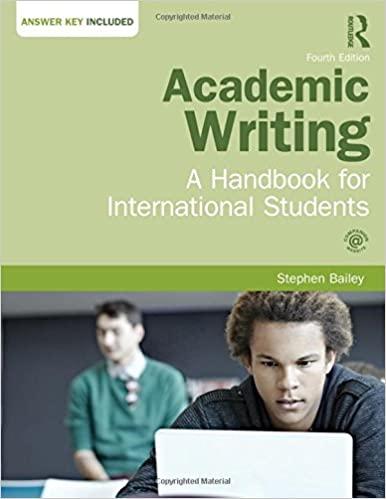 (PDF)Academic Writing A Handbook for International Students 4th Edition by Stephen Bailey