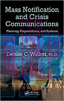 (PDF)Mass Notification and Crisis Communications: Planning, Preparedness, and Systems 1st Editi...