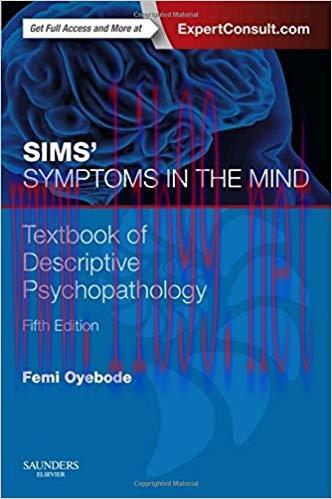 [PDF]Sims’ Symptoms in the Mind - Textbook of Descriptive Psychopathology, 5th Edition