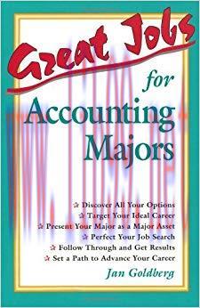 (PDF)Great Jobs for Accounting Majors (Great Jobs For&hellip;Series) 1st Edition