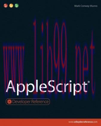 [FOX-Ebook]AppleScript (Developer Reference)