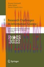 [PDF]Research Challenges in Information Science: 16th International Conference, RCIS 2022, Barc...