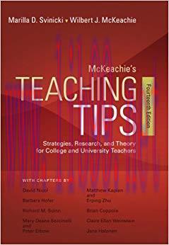 McKeachie&rsquo;s Teaching Tips 14th Edition,