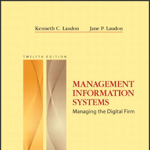 (IM)Management Information Systems, 12th Edition.zip