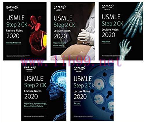 [AME]USMLE Step 2 CK Lecture Notes 2020: 5-book set (Kaplan Test Prep) (Original PDF)