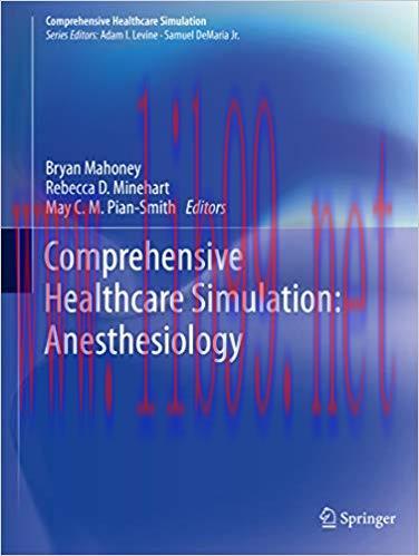 (PDF)Comprehensive Healthcare Simulation: Anesthesiology (Comprehensive Healthcare Simulation) ...