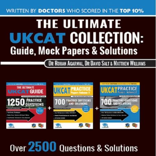 Ultimate UKCAT Collection 3 Books In One, 2,650 Practice Questi6 Mock Papers, 2019 Edition, Uni...