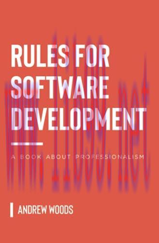 [FOX-Ebook]Rules for Software Development: A Book About Professionalism