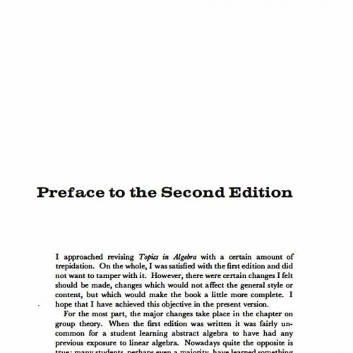 Topics in Algebra 2nd Edition