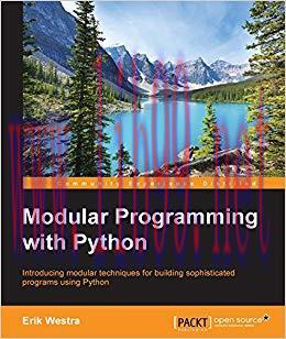 Modular Programming with Python 1st Edition,