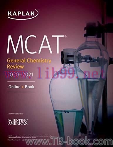MCAT General Chemistry Review 2020-2021 by Kaplan Test Prep 课本