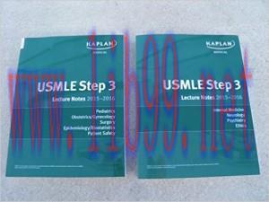 [AME]Kaplan USMLE Step 3 Lecture Notes 2015- 2016 Set (2 books)