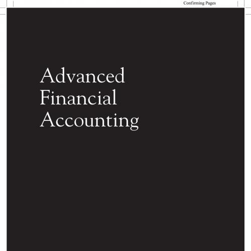 Advanced Financial Accounting 9th By Baker, Richard 120Yuan