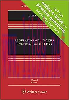 (PDF)Regulation of Lawyers: Problems of Law and Ethics [Connected Casebook] (Aspen Casebook)