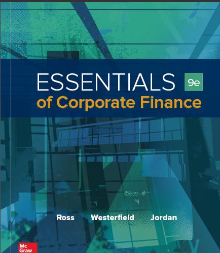 (Solution Manual)Essentials of Corporate Finance 9th Edition by Ross.rar