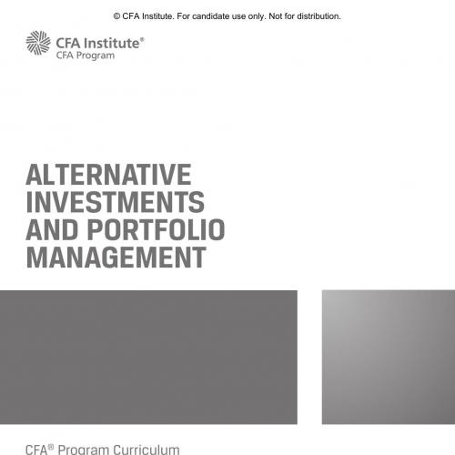 2020 CFA Program Curriculum Level 2, Volume 6 by CFA Institute