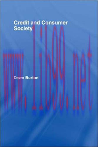 (PDF)Credit and Consumer Society 1st Edition