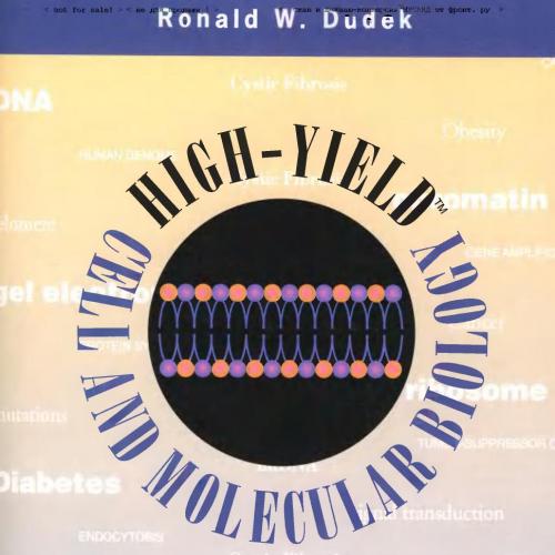 High-Yield Cell and Molecular Biology - Ronald W Dudek
