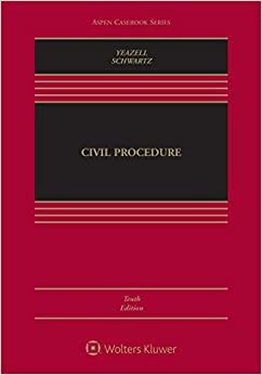 (PDF)Civil Procedure (Aspen Casebook Series) 10th Edition