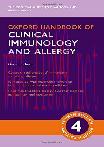 [AME]Oxford Handbook of Clinical Immunology and Allergy (Oxford Medical Handbooks) (PDF)