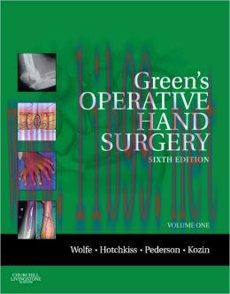 [AME]Green&rsquo;s Operative Hand Surgery: 2-Volume Set, 6th Edition