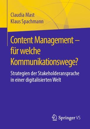 Content Management &ndash; f&uuml;r welche Kommunikationswege