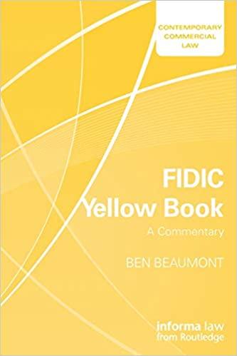 (PDF)FIDIC Yellow Book A Commentary (Contemporary Commercial Law)