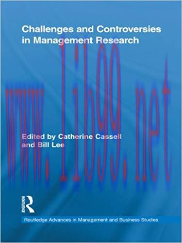 (PDF)Challenges and Controversies in Management Research (Routledge Advances in Management and ...
